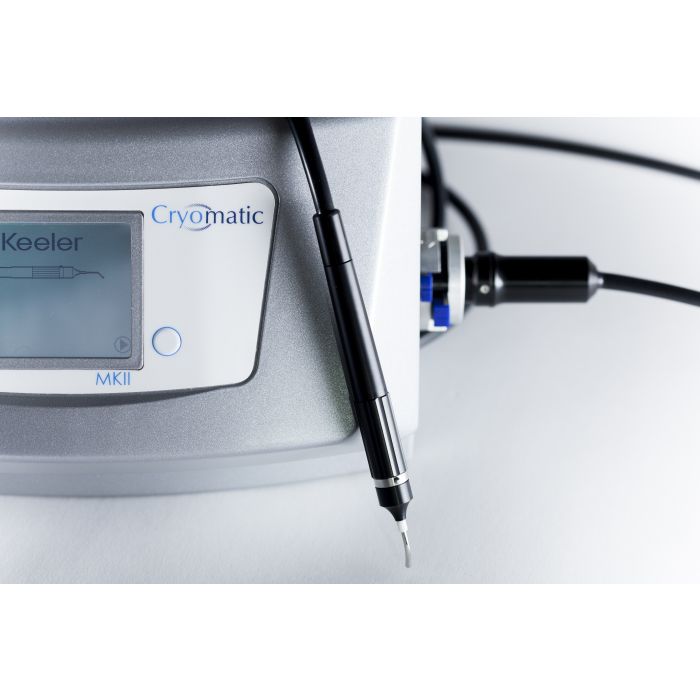 Keeler Cryomatic MKII console close-up showing digital display